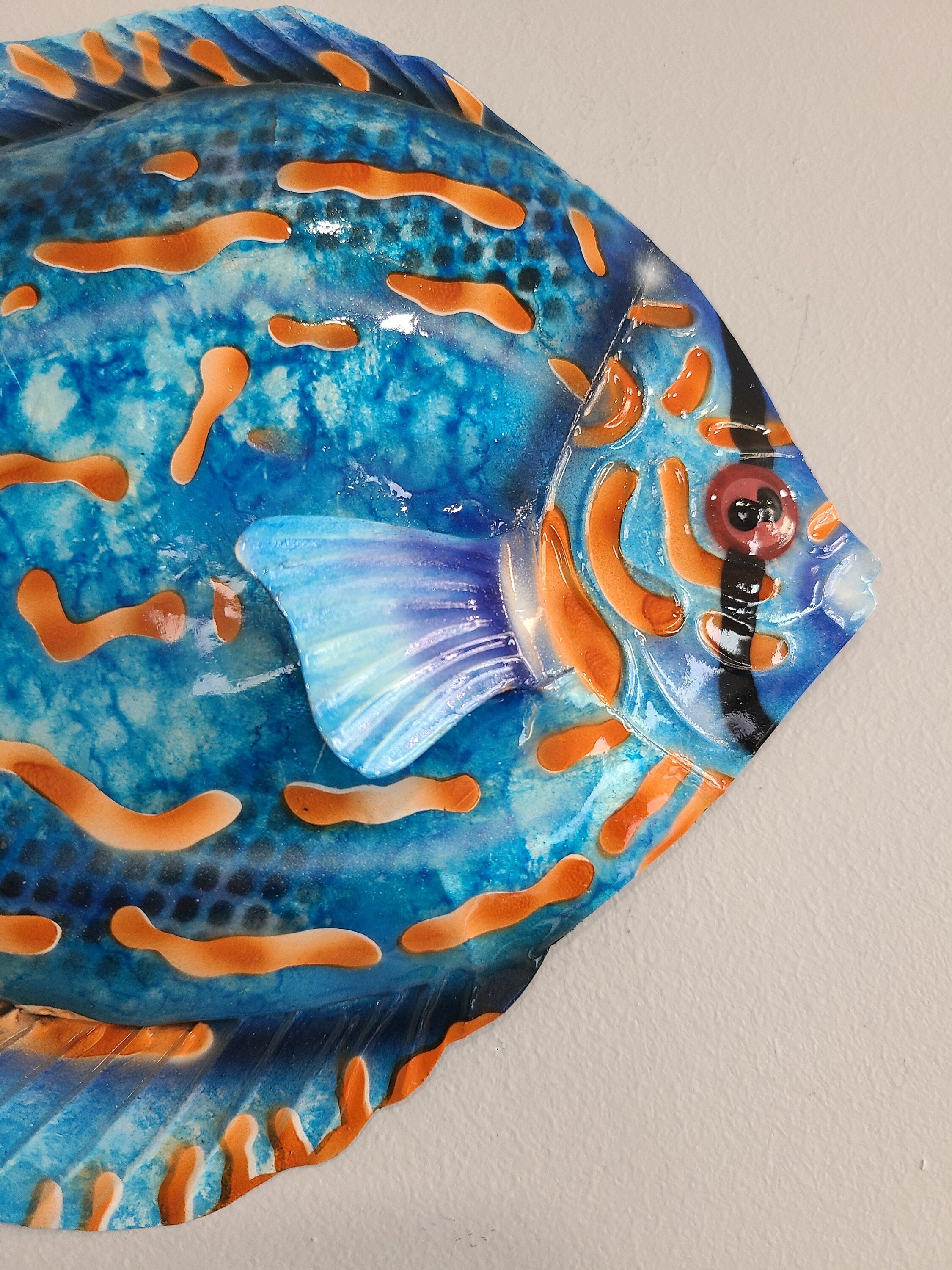 Metal Wall Hanging Home Decor Living Room Wall Art Bathroom Beach Theme Tropical Wall Decor Beach Theme Unique Gift Ideas Sea Life Decor