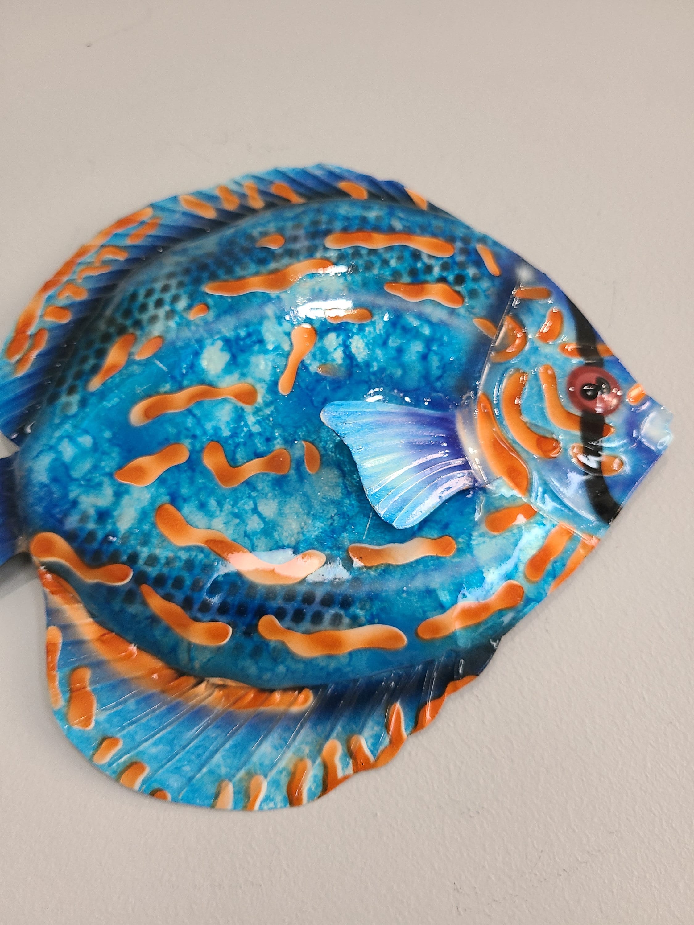 Metal Wall Hanging Home Decor Living Room Wall Art Bathroom Beach Theme Tropical Wall Decor Beach Theme Unique Gift Ideas Sea Life Decor