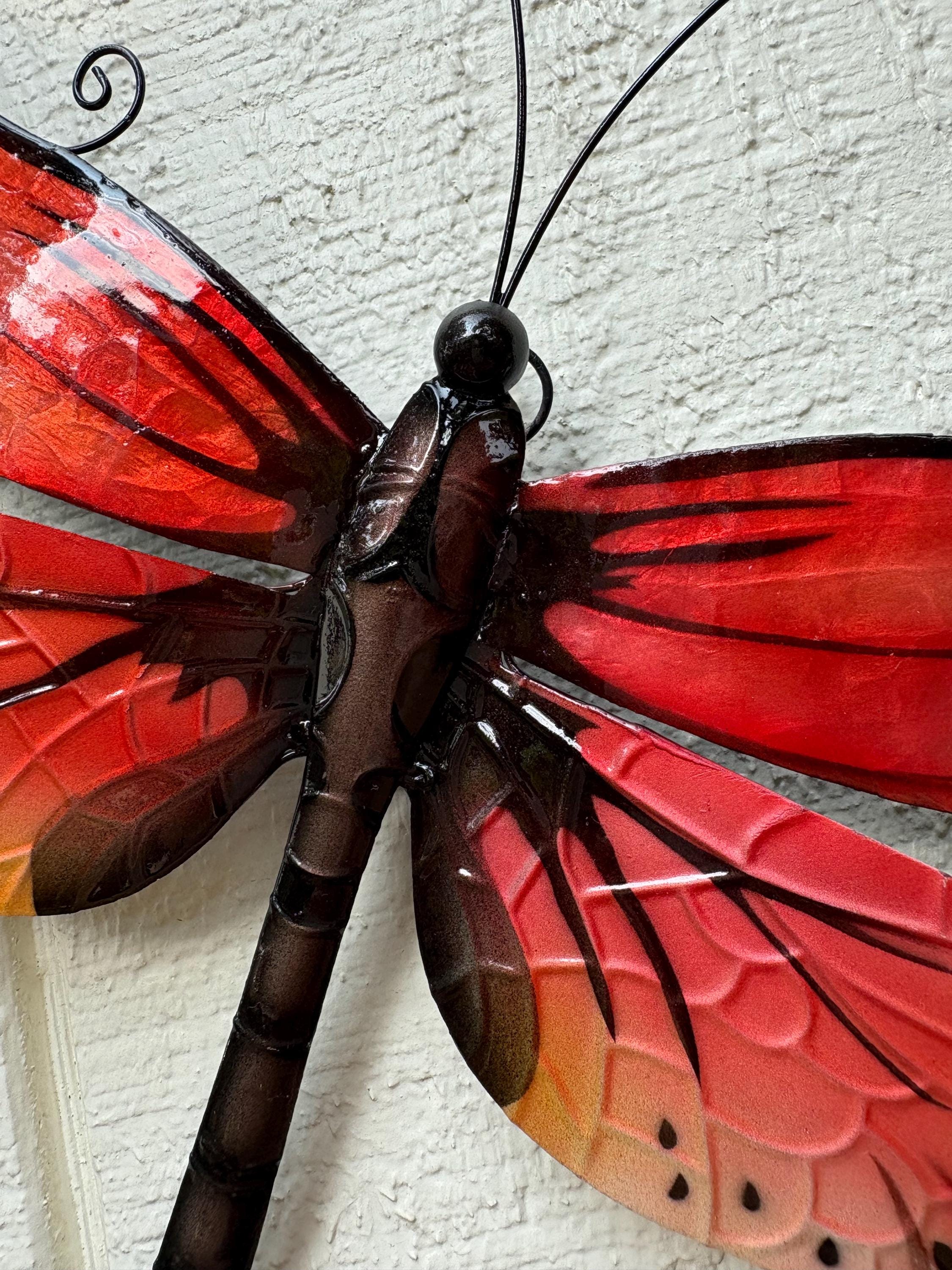 Dragonfly Metal Wall Art Made Unique With Capiz Shells Tropical Home Decor Dragonflies Symbolize Transformation Of Hope And New Beginnings