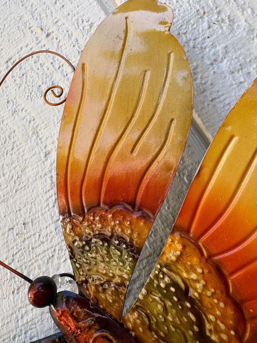 Dragonfly Metal Wall Art Made Unique With Capiz Shells Tropical Home And Yard Decor Dragonflies Symbolize Transformation Of New Beginnings