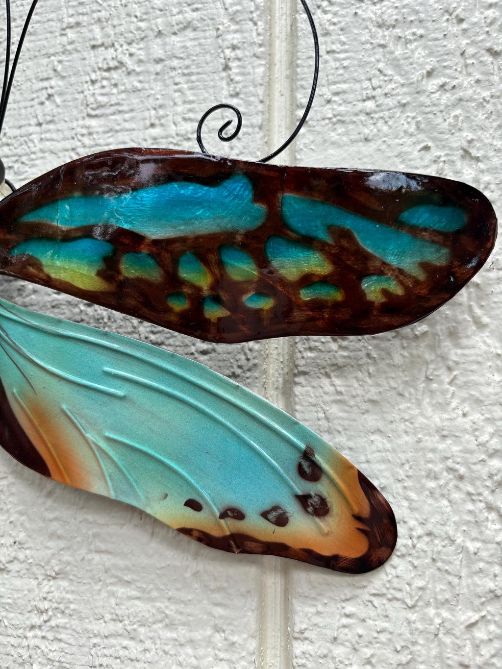 Dragonflies Metal Wall Art Made Unique With Capiz Shells Dragonfly Wall Decor Tropical Nature Inspired Art Home Or Patio And Garden Art