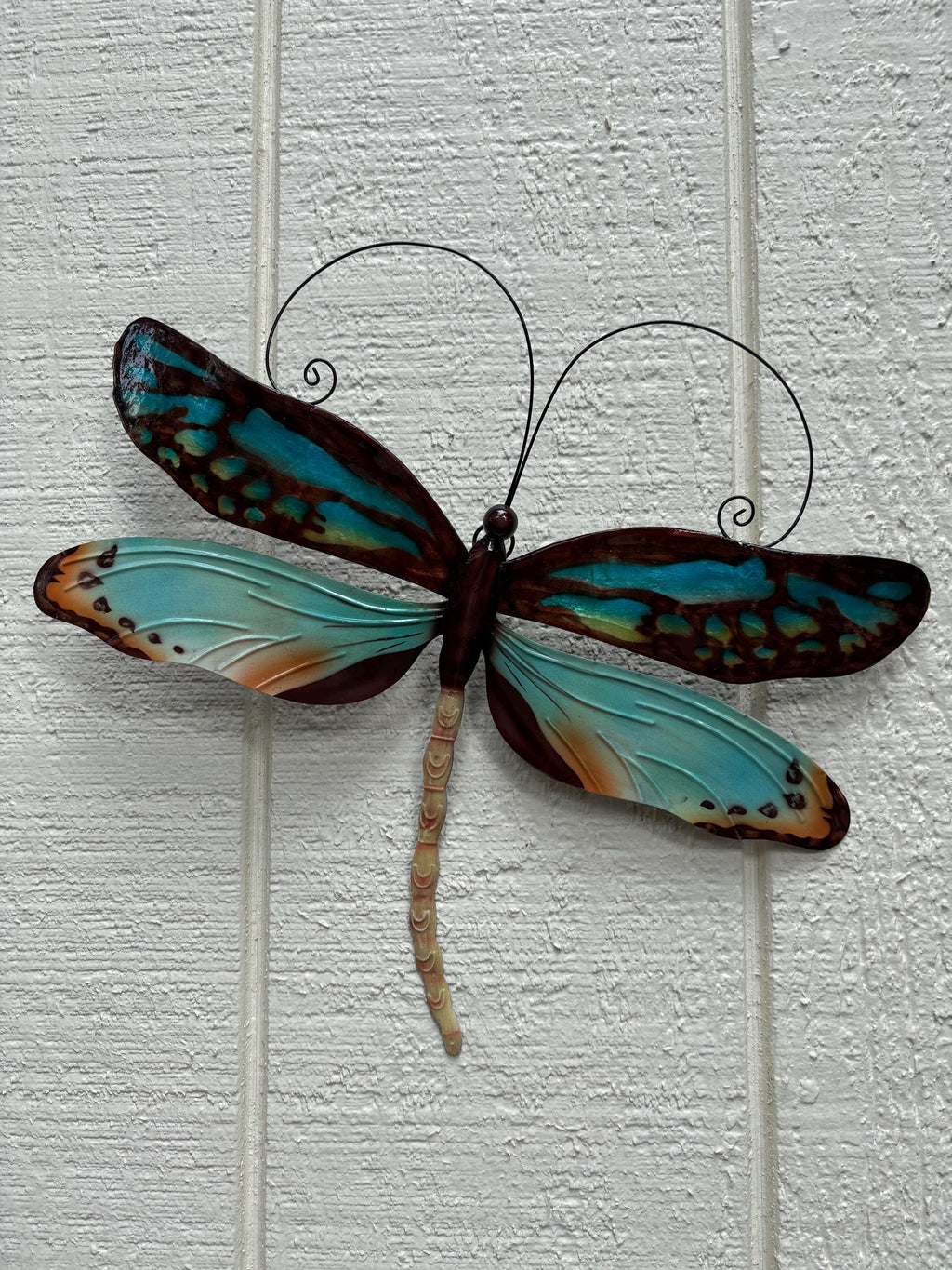 Dragonflies Metal Wall Art Made Unique With Capiz Shells Dragonfly Wall Decor Tropical Nature Inspired Art Home Or Patio And Garden Art