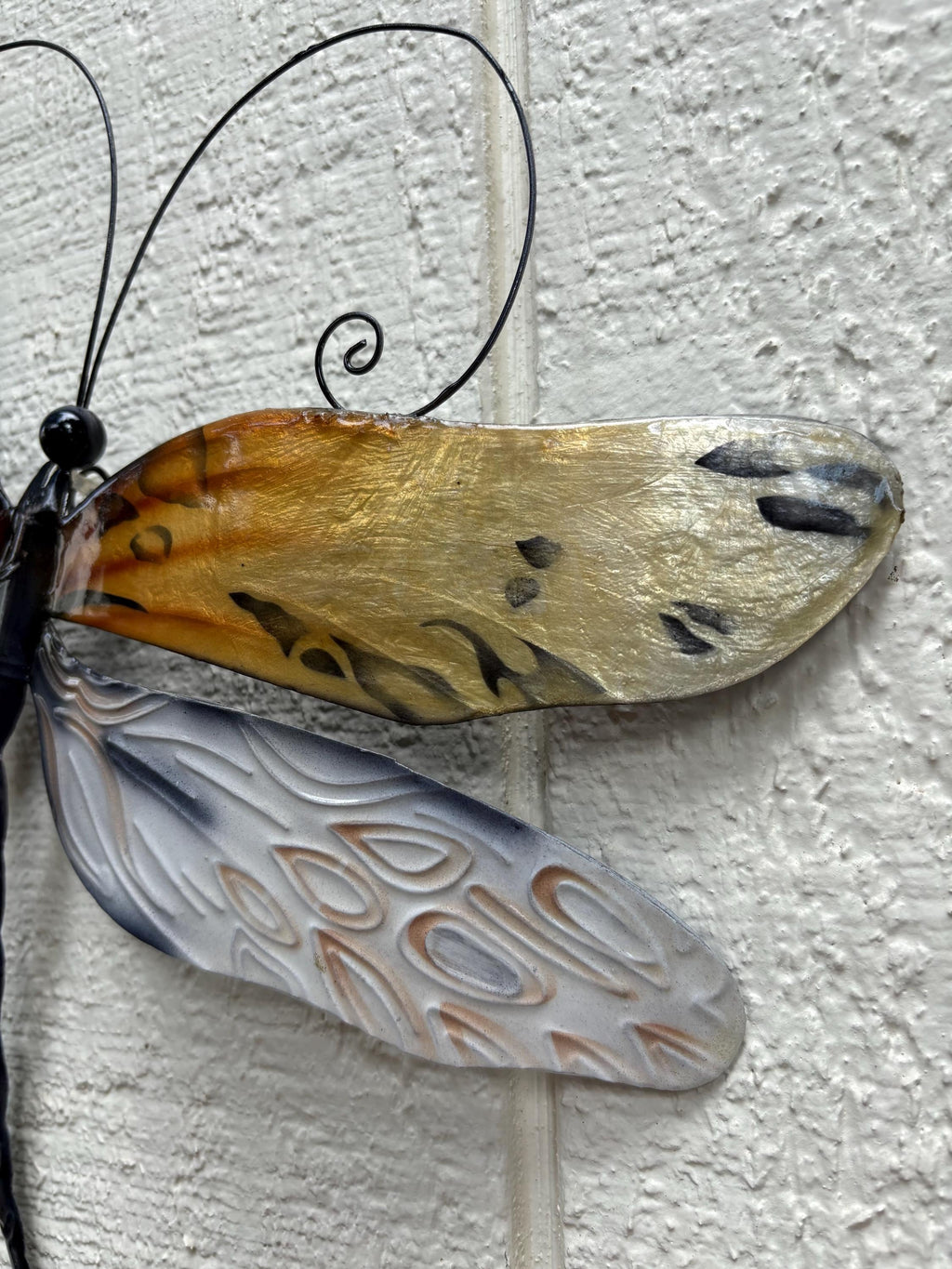 Dragonflies Metal Wall Art Made Unique With Capiz Shells Dragonfly Wall Decor Tropical Nature Inspired Art Home Or Patio And Garden Art