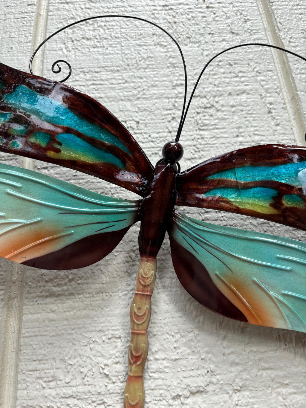 Dragonflies Metal Wall Art Made Unique With Capiz Shells Dragonfly Wall Decor Tropical Nature Inspired Art Home Or Patio And Garden Art