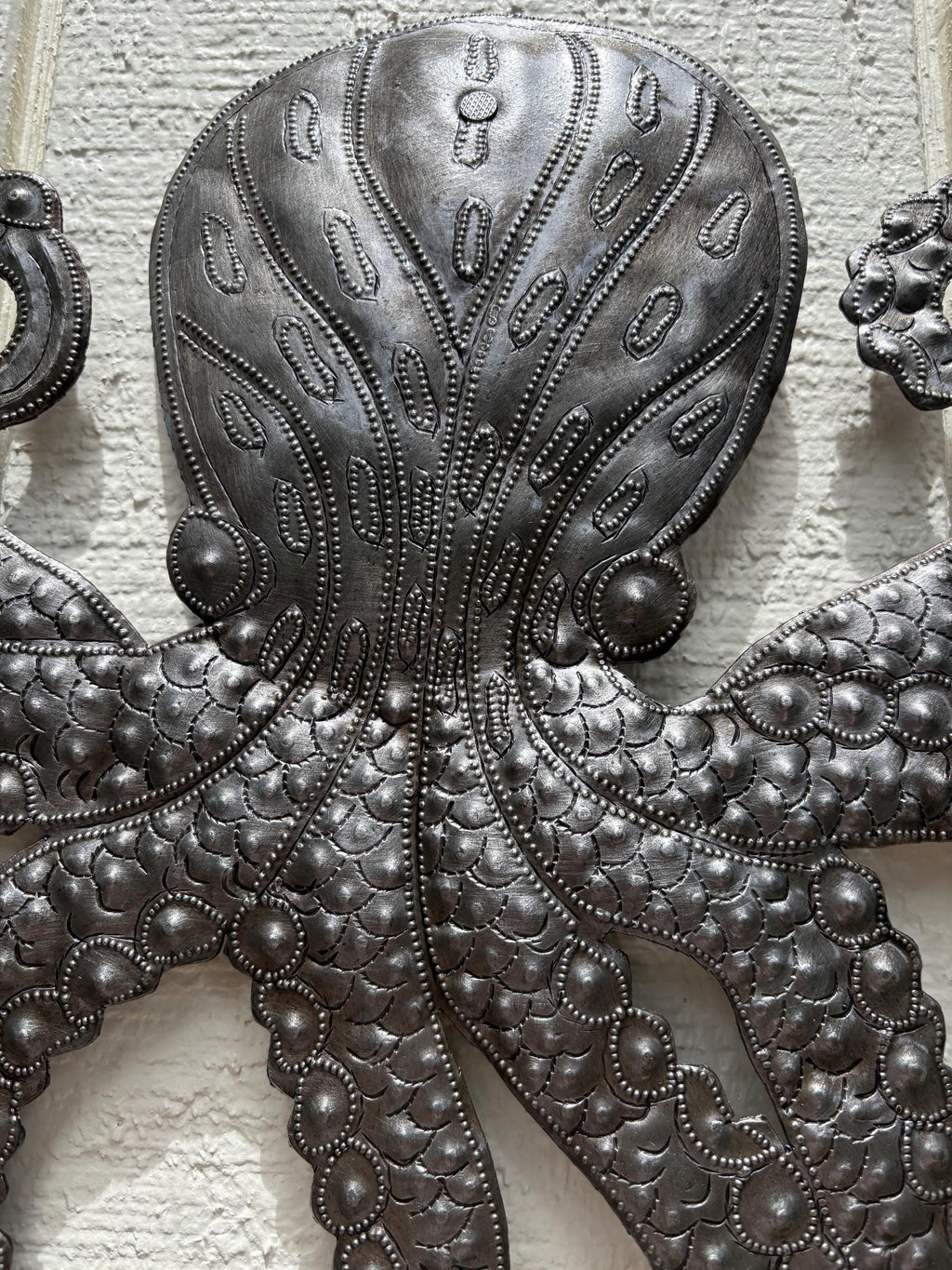 Octopus Metal Wall Art Coastal Living & Beach House Decor Ocean Sea Life Home Decor Nautical Theme