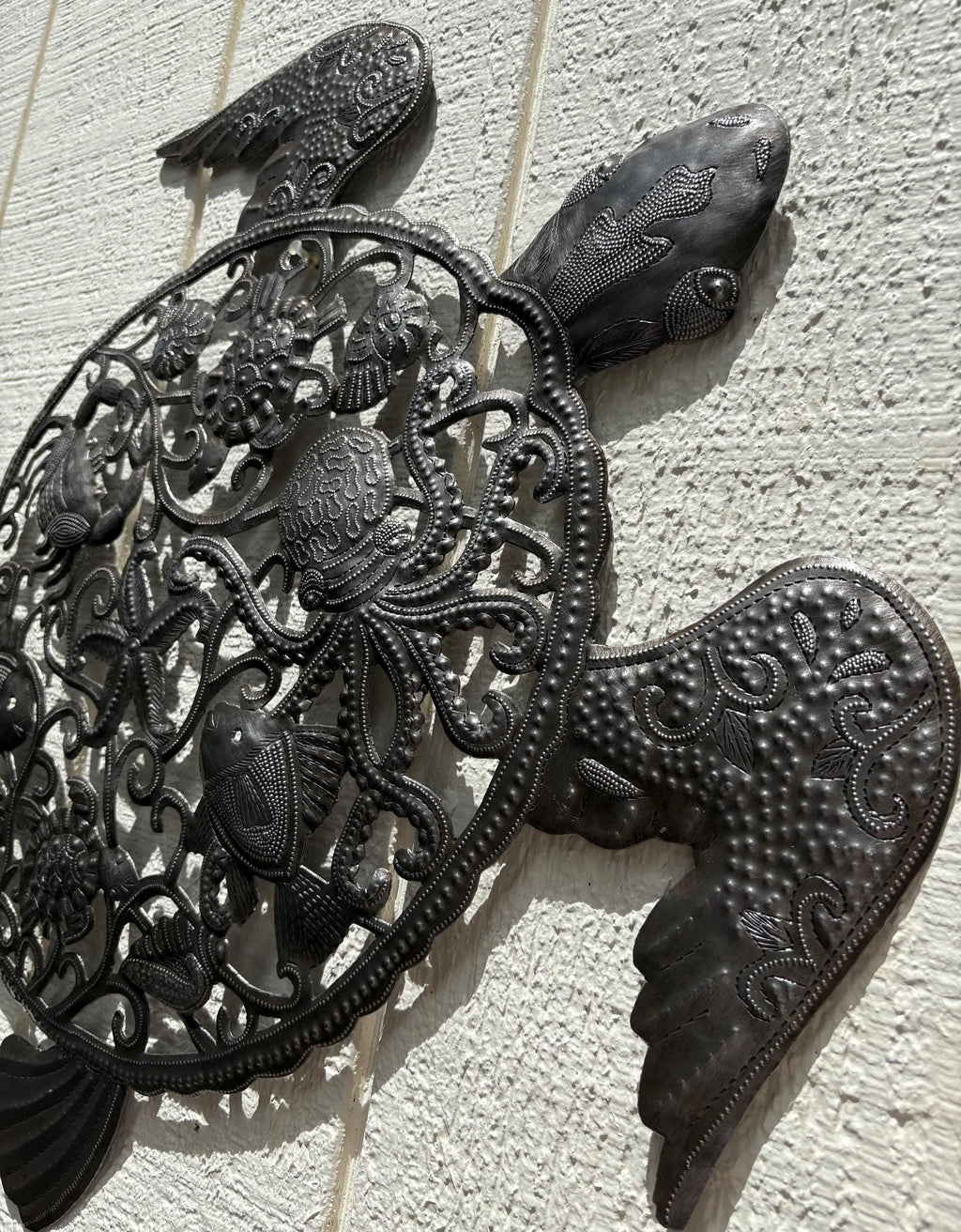 Turtle Metal Wall Art Coastal Living & Beach House Decor Ocean Sea Life Wall Art Nautical Theme, Sea Turtle Art