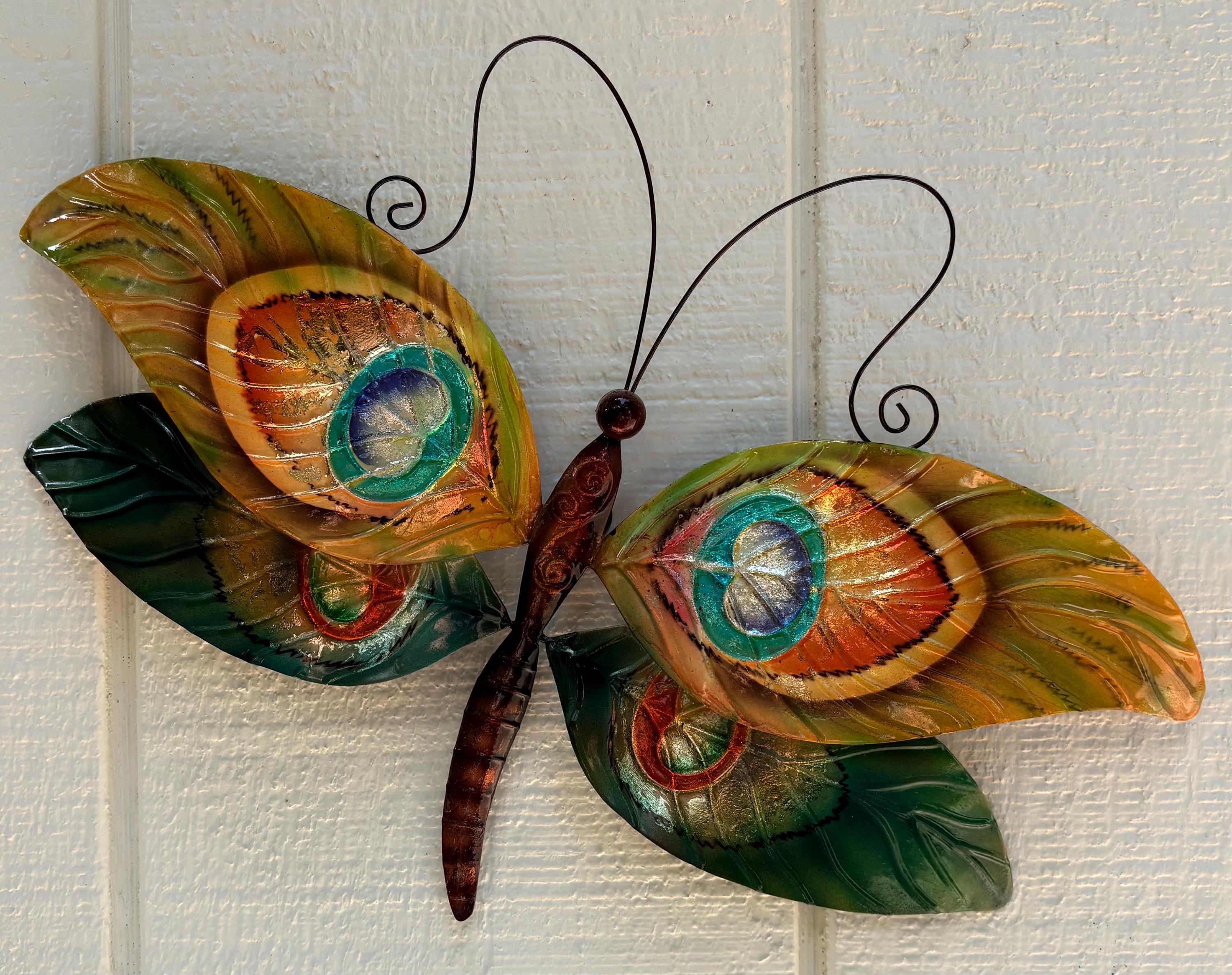 Dragonfly Metal Wall Art Tropical Home Patio & Garden Decor, Dragonflies Nature Inspired Gifts
