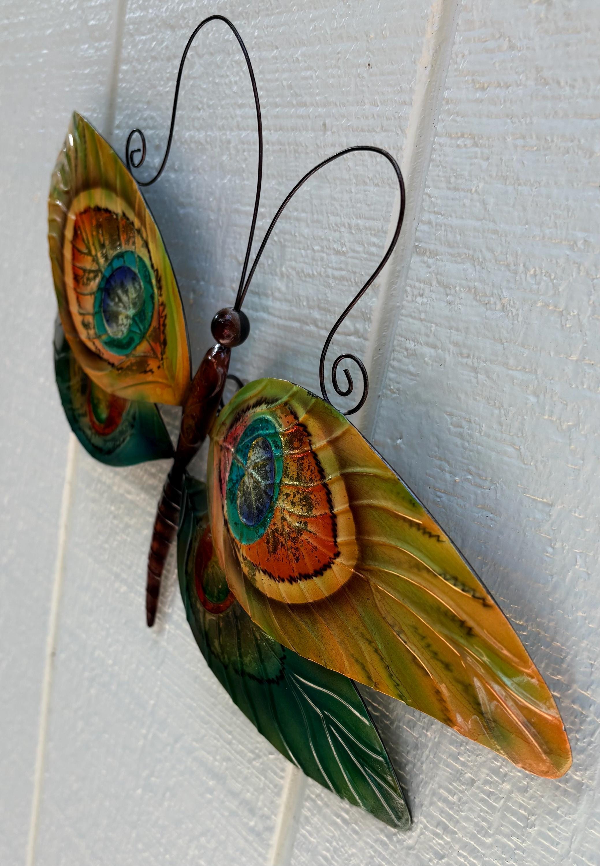 Dragonfly Metal Wall Art Tropical Home Patio & Garden Decor, Dragonflies Nature Inspired Gifts