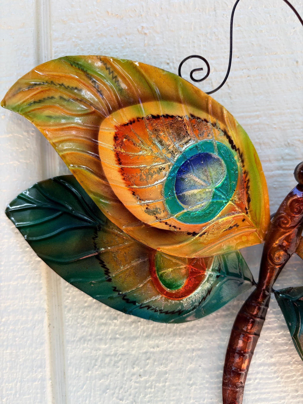Dragonfly Metal Wall Art Tropical Home Patio & Garden Decor, Dragonflies Nature Inspired Gifts