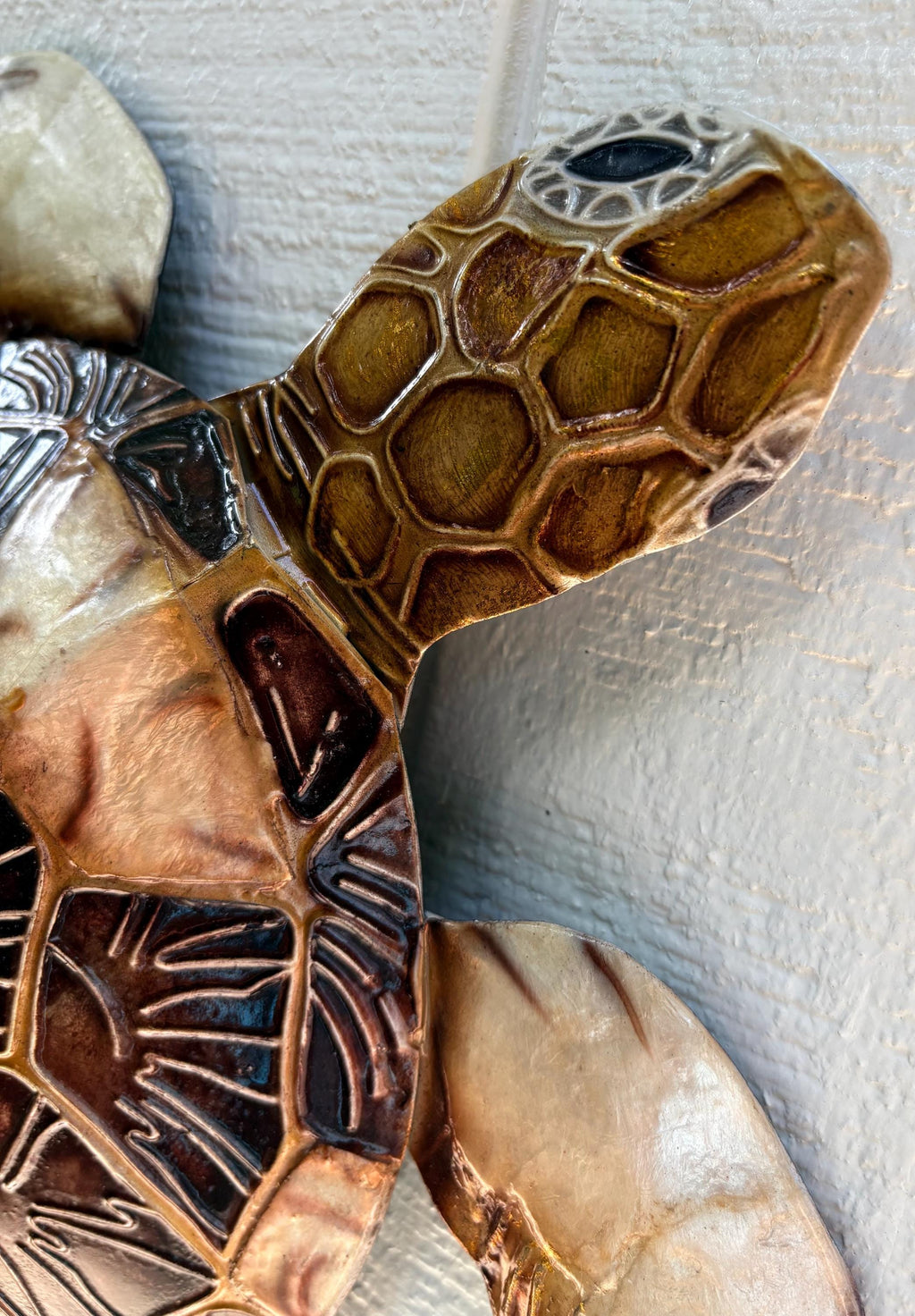 Sea Turtle Metal Wall Art, Beach House & Coastal Decor