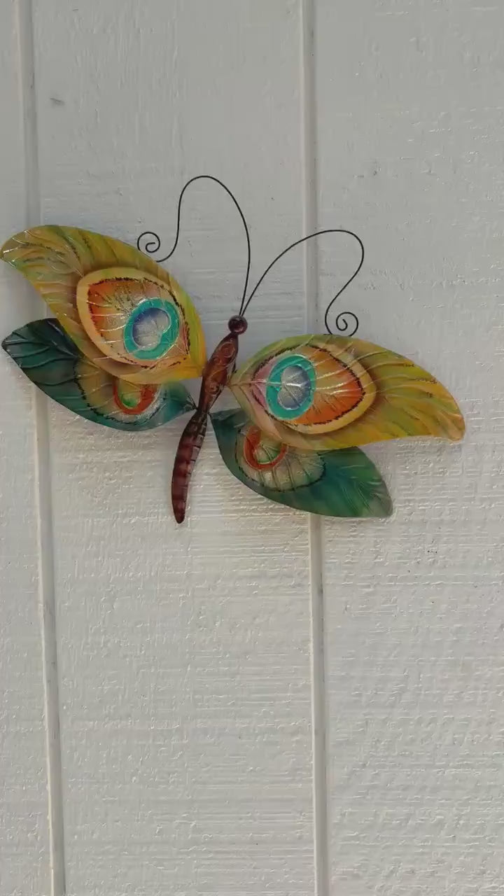 Dragonfly Metal Wall Art Tropical Home Patio & Garden Decor, Dragonflies Nature Inspired Gifts